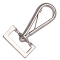 SNAP HOOK HALF ROUND WITH RECTANGLE SWIVEL