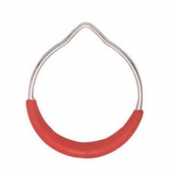 GYMNASTIC RING WITH RED PLASTIC COVER